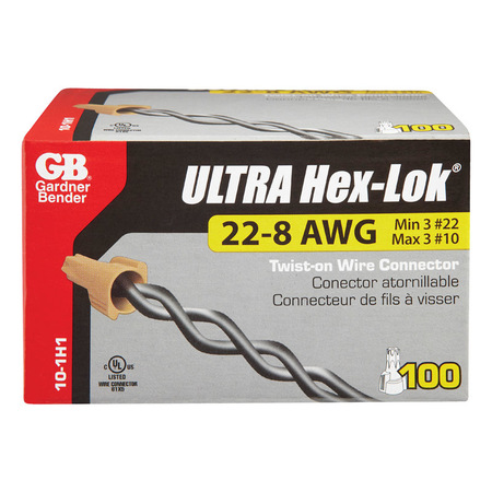HEX-LOK Hexlock Wire Conn Bx/100 10-1H1